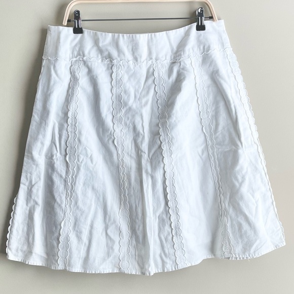Cato Linen Scalloped Edge Skirt - Picture 3 of 3